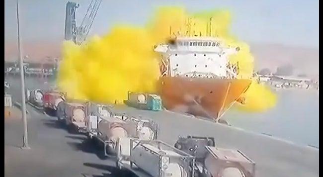 In Jordan’s Aqaba port, 13 people died and hundreds were injured due to a toxic gas leak