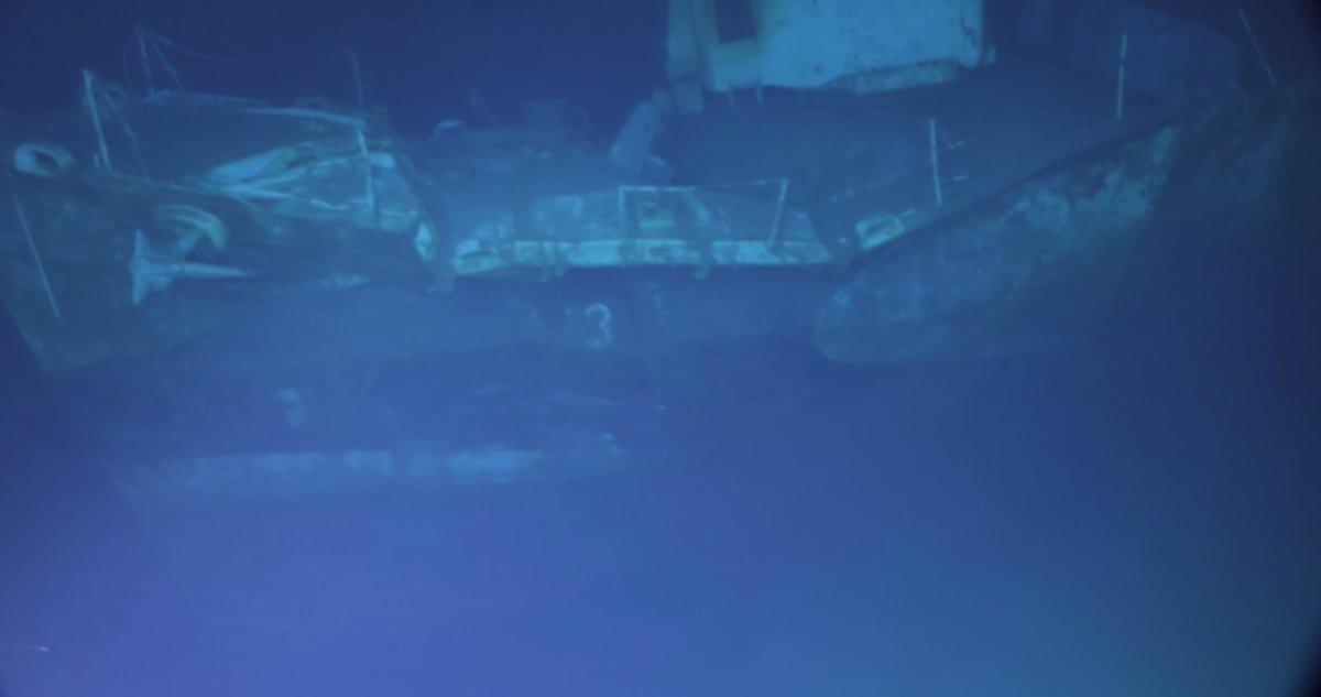 The wreck of the US warship ‘Sammy B’ has become the deepest ever found.