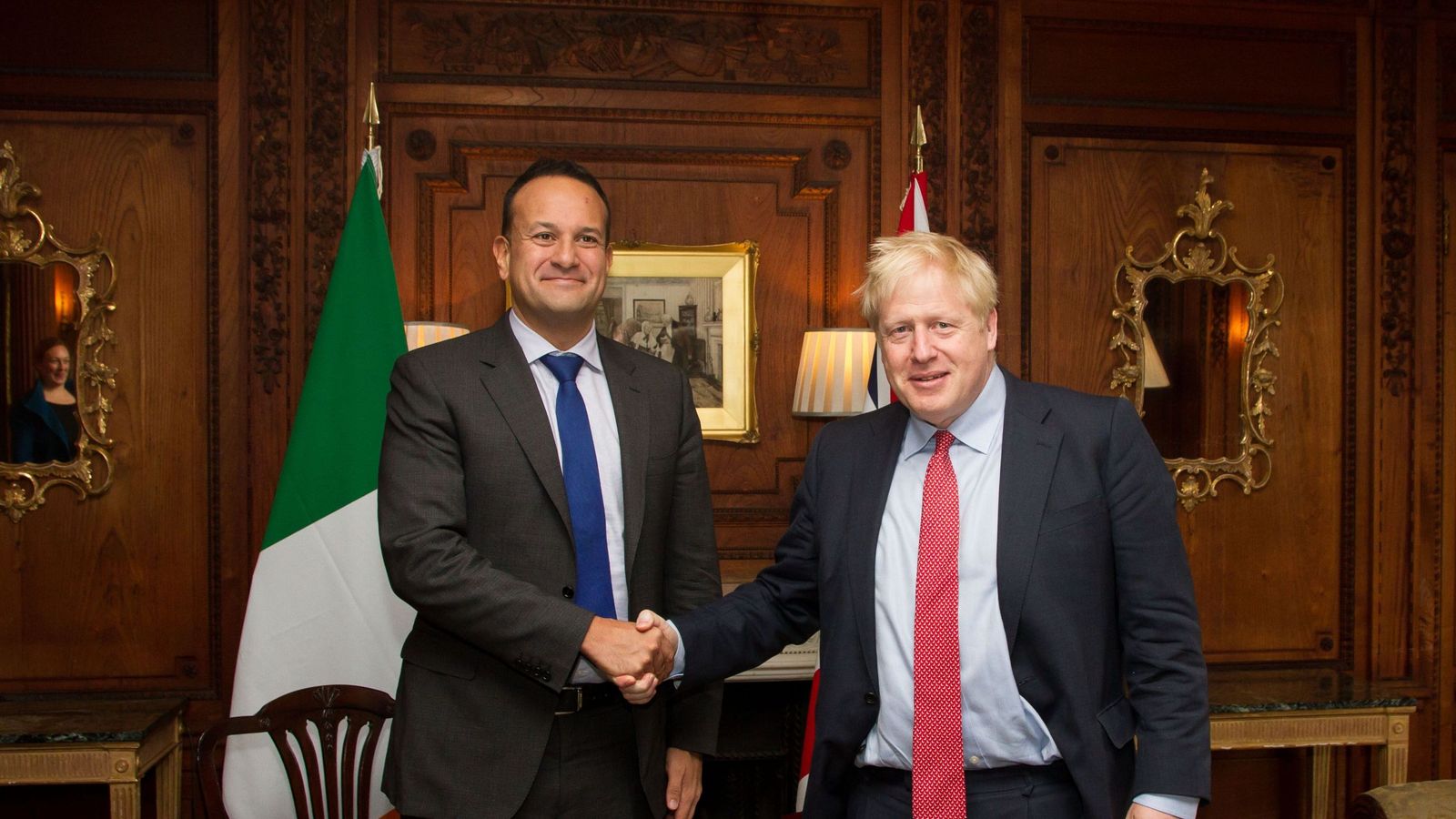 “Johnson is putting the UK at risk,” adds Varadkar, because of the Northern Ireland protocol.