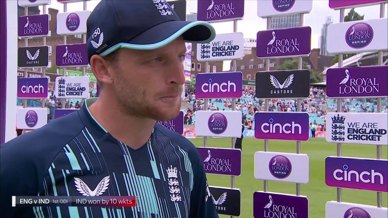 Despite England’s crushing defeat to India in the first ODI, captain Jos Buttler insists that his team “won’t panic.”