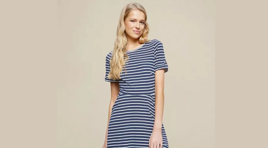 This Navy Stripe T-Shirt Dress by Dorothy Perkins 