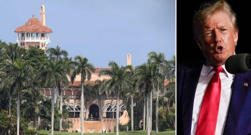 Ex-US President Donald Trump has said his Florida home was "raided"