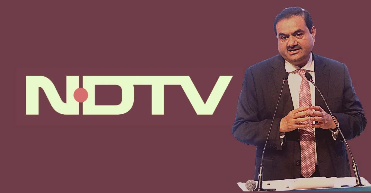 India’s richest man Adani, is making a hostile bid for the news channel NDTV.