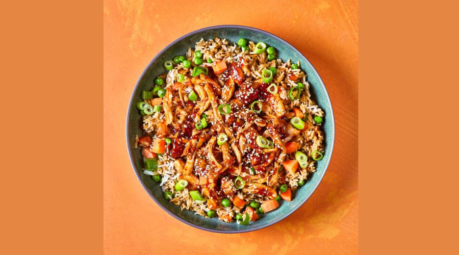 Sweet Chilli Chicken With Veg-Packed Rice | Feedhour 