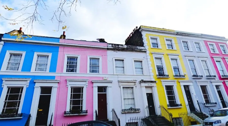 Colourful Houses of Notting Hill
