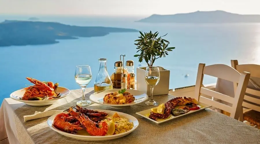 Restaurants in Santorini Greece