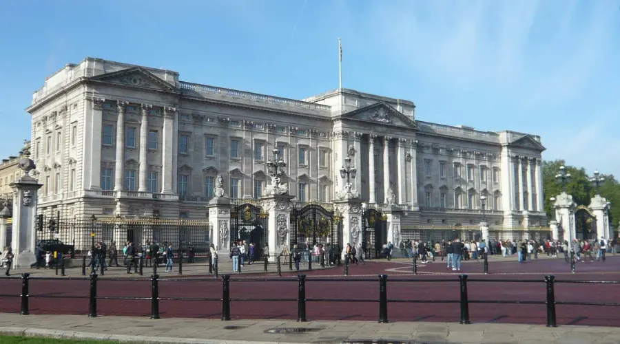 Buckingham Palace, one of the most recognizable structures in the United Kingdom,