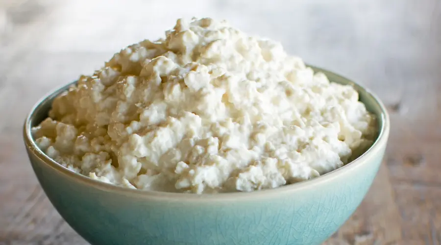 Cottage Cheese is a good source of calcium it help you to make your bones strong.