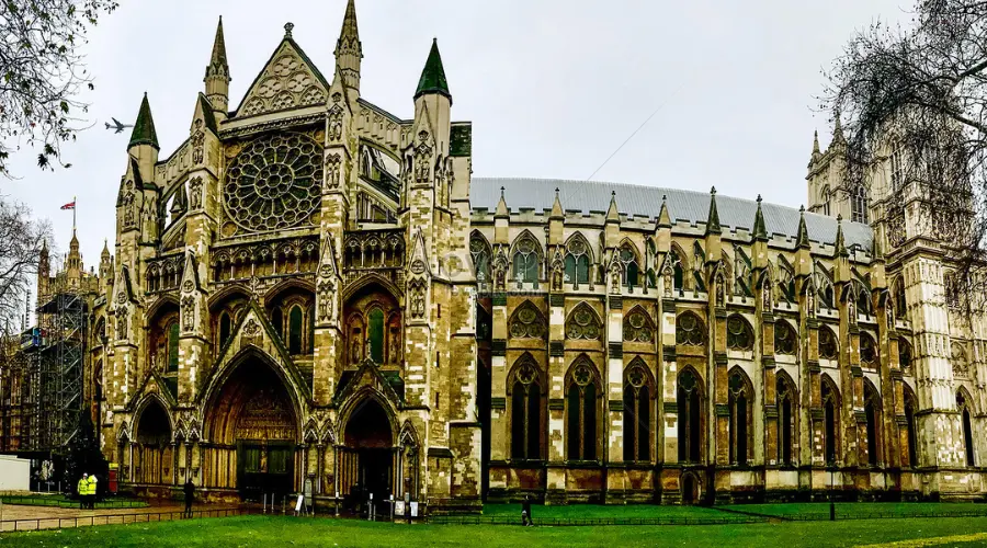 Westminster Abbey, another place with a historical link with British aristocracy,