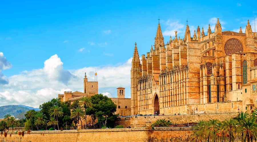 Mallorca, the largest Balearic Islands in Spain