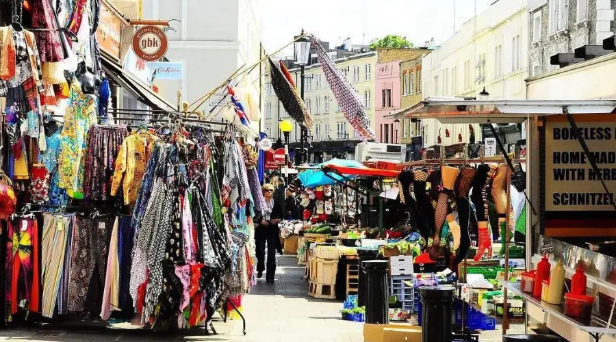 London’s top markets such as the bustling Camden Market (in North London)