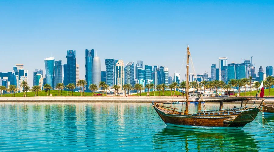 The city of Doha, which is the capital of Qatar