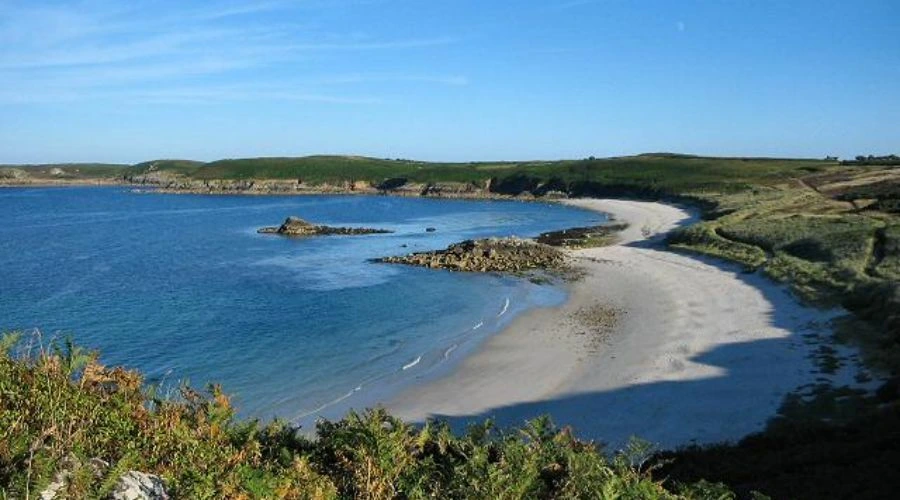 St. Martin's, in Cornwall's sunny Scilly Isles, is a charming UK island with some of the most excellent beaches in the world. 