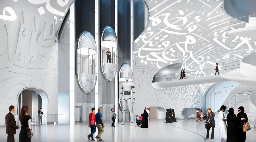 The Museum of the Future showcases Dubai’s futuristic beliefs and attempts to initiate the dialogue about climate change