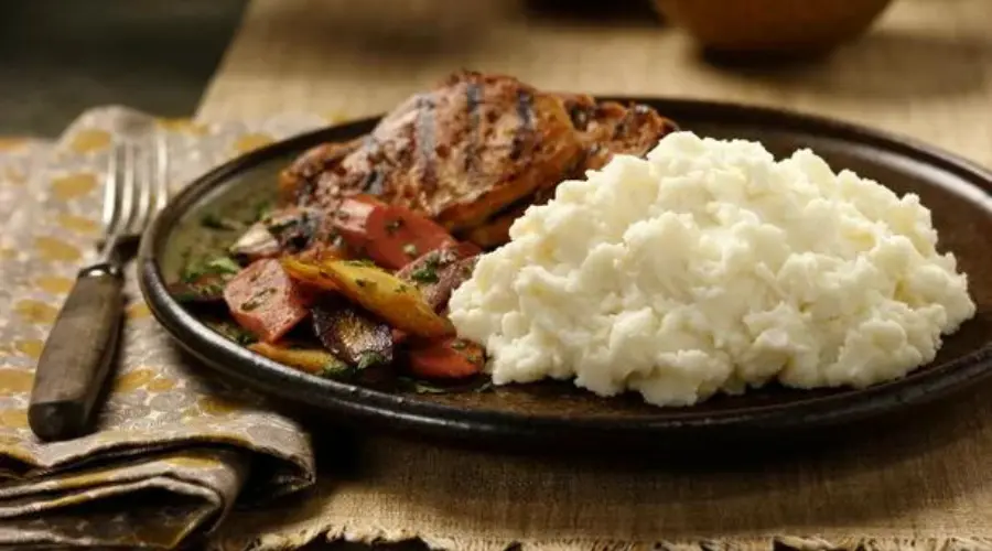  These quick mashed potatoes are always created with genuine potatoes from Idaho