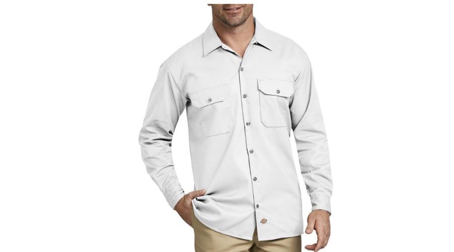 Dickies Men's and Big Men's Original Fit Long Sleeve Twill Work Shirt