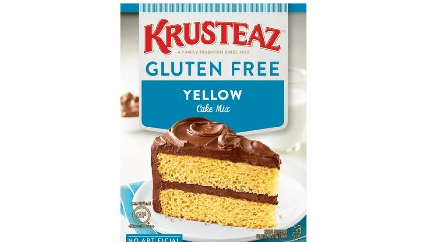 Krusteaz Gluten Free Yellow Cake Mix, 18 oz. box