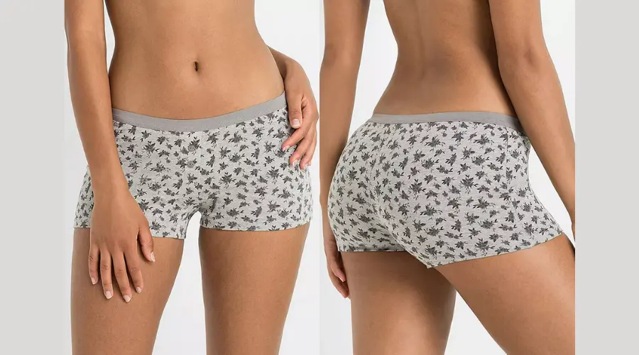 Womens Boxers Shorts with Leopard Print