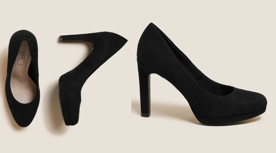Platform Stiletto Heel Court Shoes