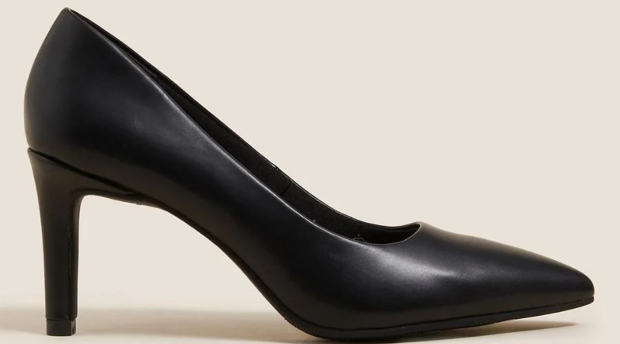Stiletto Heel Pointed Court Shoes