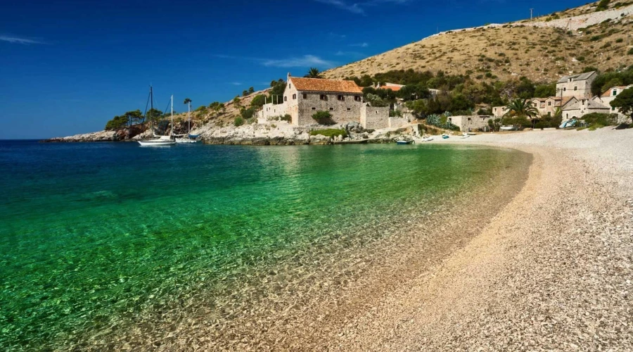 Dubovica Beach in Hvar, Croatia