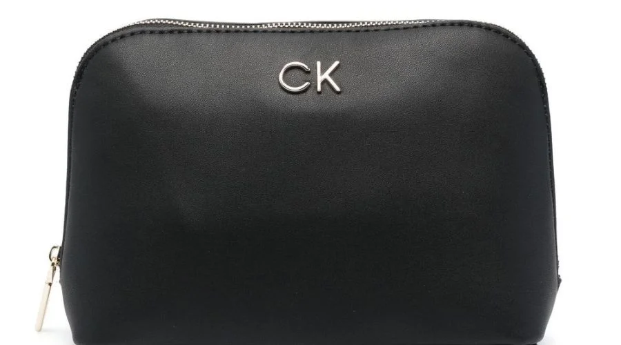 Calvin Klein Re-Lock logo-plaque wash bag
