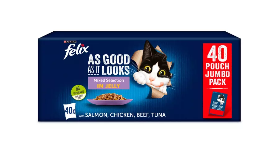 Felix As Good As It Looks Mixed Selection in Jelly Wet Cat Food
