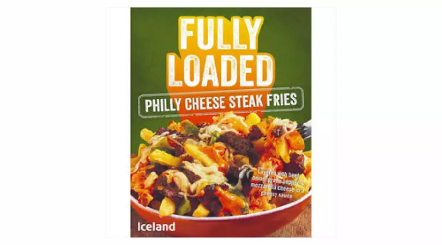 Iceland Fully Loaded Philly Cheese, Steak Fries 