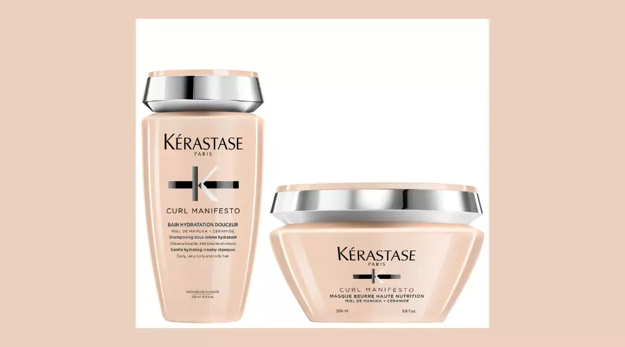 Kerastase Curl Manifesto Duo Set: Bain Hydratation Shampoo 250ml & Fondant Hydratation Essentielle Conditioner 250ml