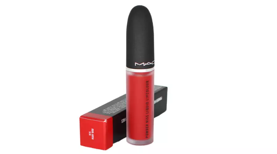 M.A.C Powder Kiss Liquid Lipcolour Ruby Boo 5ml