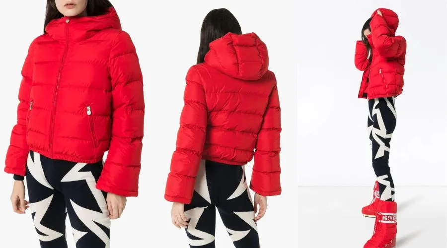 Polar puffer ski jacket