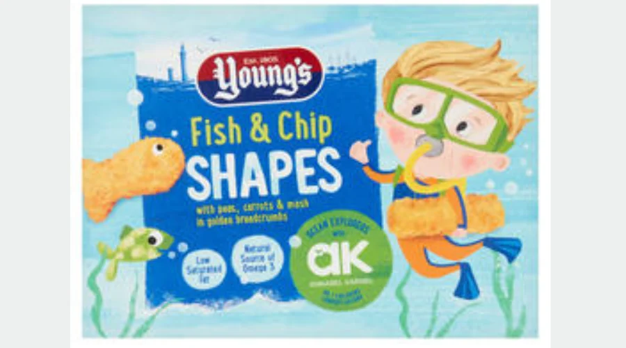 Young's Fish & Chip Shapes 200g