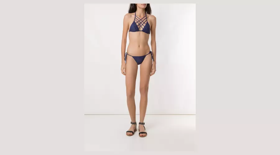 Amir slama strappy bikini set