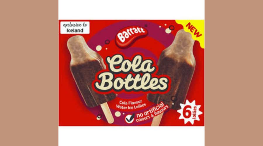 Barratt Cola Bottles Ice Lollies