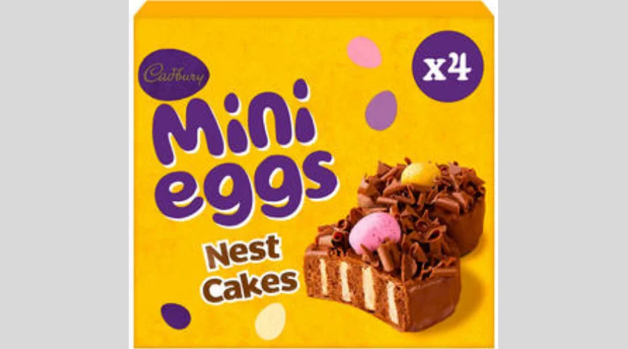 Cadbury 4 Mini Eggs Nest Cakes