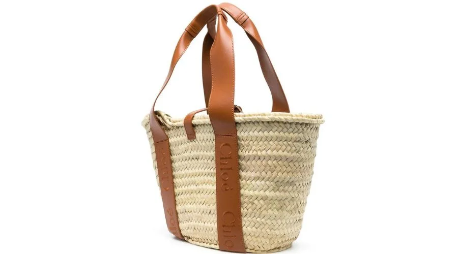 Chloé leather straps basket bag