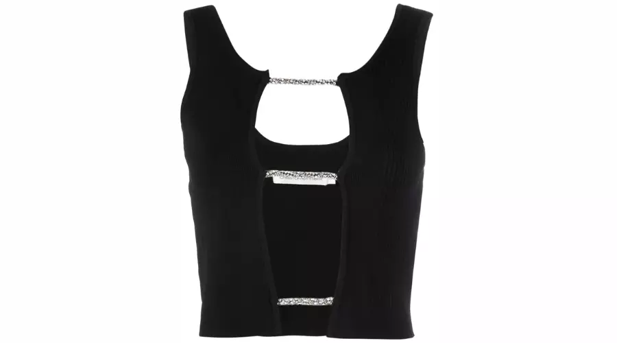 Christopher Esber cut-out knitted tank top