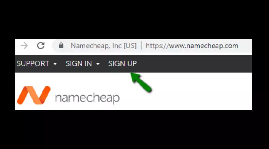 Create a Namecheap account