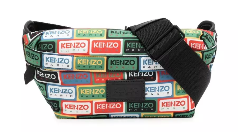 Logo-print belt bag by Kenzo