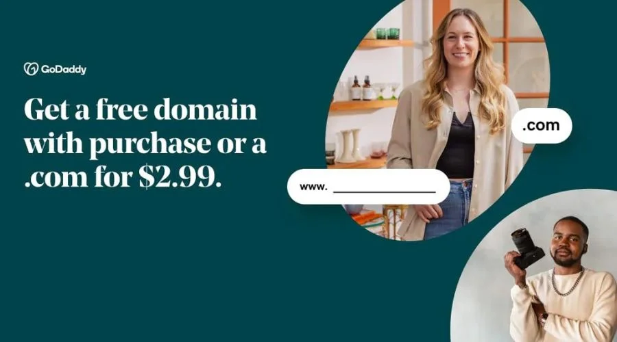 Services gave by free domain registration on GoDaddy