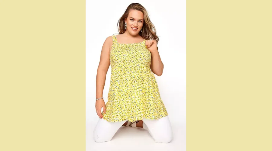 Shirred Smock Vest Top