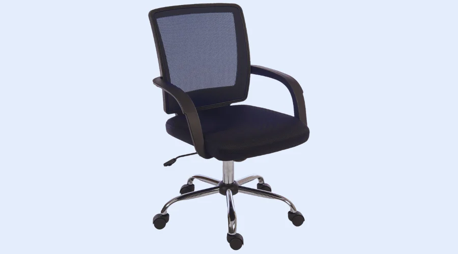 Star Mesh Black Office Chair - Black