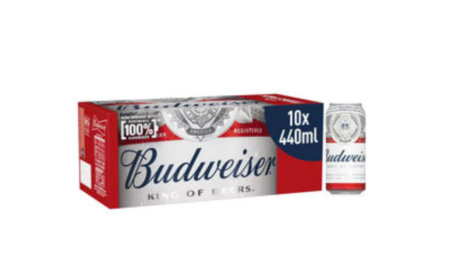 Budweiser Lager Beer Cans
