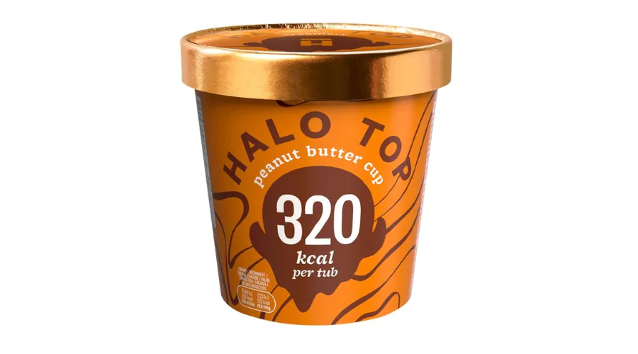 Halo Top Peanut Butter Low-Calorie Ice Cream