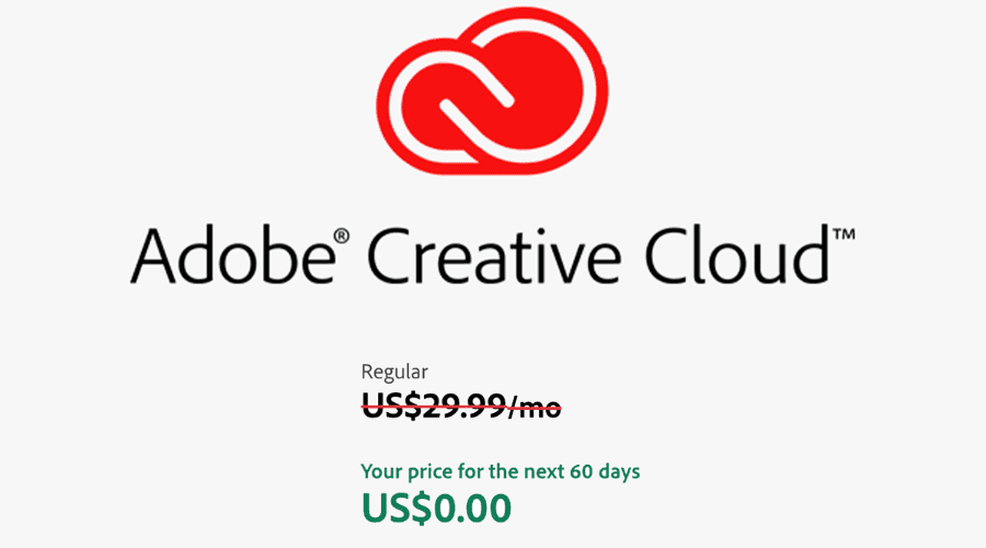 Subscribing to Adobe Creative Cloud
