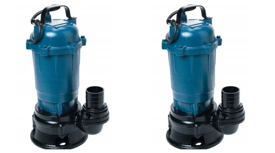 Pump for water septic tank with a shredder