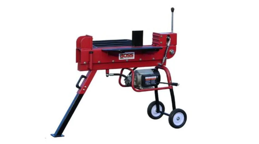 Boss Industrial Log Splitter Electric 10 Ton Horizontal