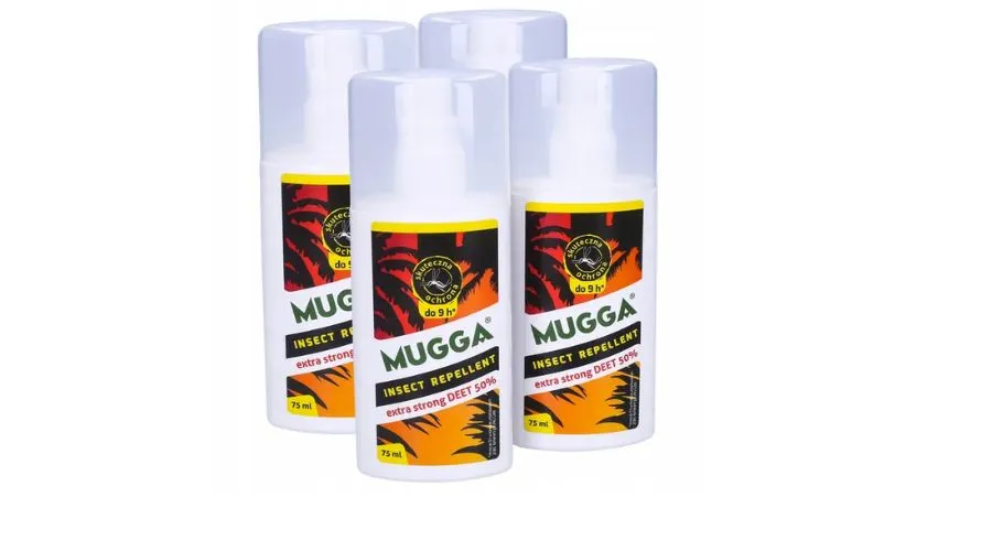 4x Mugga Extra Strong Spray