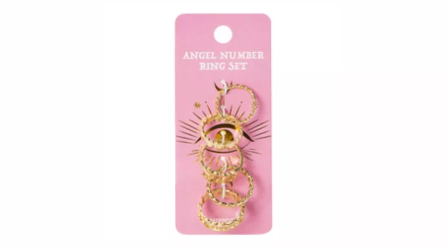 Angel number ring set