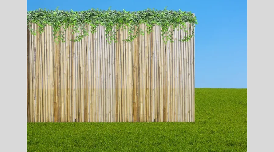 Bamboo mat for a fence
